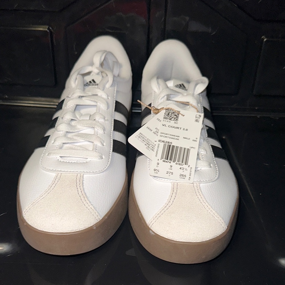 Adidas VL Court men’s White and Black Sneakers